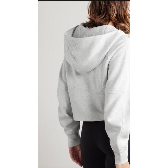 Lululemon Scuba Oversized 1/2 Zip Hoodie Ultra Grey Size XS/S - Picture 4 of 11